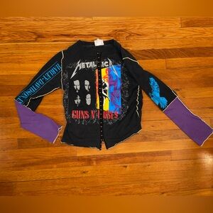 Metallica & Guns n Roses Deconstructed Concert Tee
